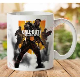 Art Hediye Call of Duty Iki Tarafı Baskılı Kupa Bardak