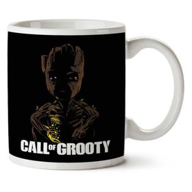 Art Hediye Call Of Grooty Guardians Of The Galaxy Iki Tarafı Baskılı Kupa Bardak