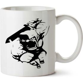 Art Hediye Camisa Barbarian İki Tarafı Baskılı Beyaz Kupa
