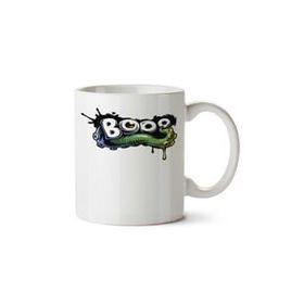 Art Hediye Camisa Booo İki Tarafı Baskılı Beyaz Kupa