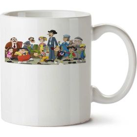 Art Hediye Camisa Da Turma Do Chaves İki Tarafı Baskılı Kupa