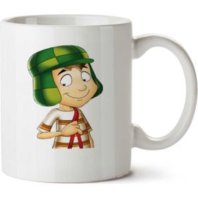 Art Hediye Camisa Do Chaves İki Tarafı Baskılı Kupa