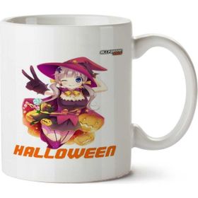 Art Hediye Camisa Halloween İki Tarafı Baskılı Kupa