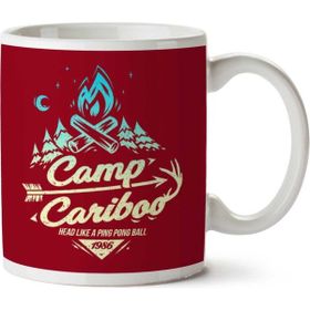 Art Hediye Camp Cariboo Ping Pong Ball Head Iki Tarafı Baskılı Kupa Bardak
