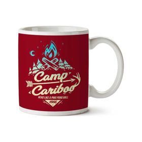 Art Hediye Camp Cariboo Ping Pong Ball Head Iki Tarafı Baskılı Kupa Bardak