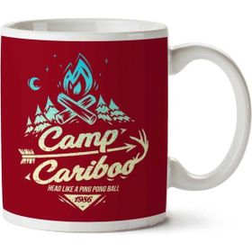 Art Hediye Camp Cariboo Ping Pong Ball Head Iki Tarafı Baskılı Kupa Bardak