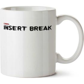 Art Hediye Canal Insert Break İki Tarafı Baskılı Beyaz Kupa
