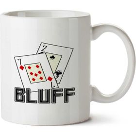 Art Hediye Caniseta Bluff İki Tarafı Baskılı Beyaz Kupa
