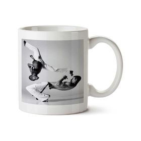 Art Hediye Capoeira Karate Tekwando İki Tarafı Baskılı Kupa Bardak
