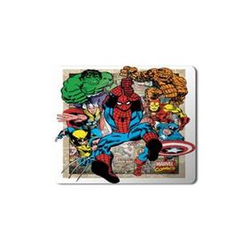 Art Hediye Captain America Marvel Hulk Spiderman Baskılı 23x19 cm Mouse Pad