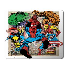 Art Hediye Captain America Marvel Hulk Spiderman Baskılı 23x19 cm Mouse Pad
