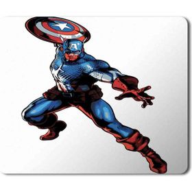 Art Hediye Captain America Masvel Capcom Baskılı 23x19 cm Mouse Pad