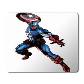 Art Hediye Captain America Masvel Capcom Baskılı 23x19 cm Mouse Pad