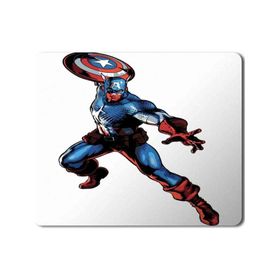 Art Hediye Captain America Masvel Capcom Baskılı 23x19 cm Mouse Pad