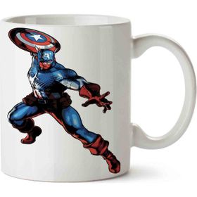 Art Hediye Captain America Masvel Capcom Kupa Bardak