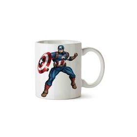 Art Hediye Captain America Super Hero İki Tarafı Baskılı Kupa Bardak