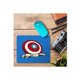 Art Hediye Captain America Tattoo So Baskılı 23x19 cm Mouse Pad