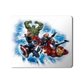 Art Hediye Captain America Thor Hulk Superhero Avengers Baskılı 23x19 cm Mouse Pad