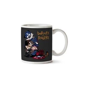 Art Hediye Captain American Calvin And Hobbes Bucky Barnes Iki Tarafı Baskılı Kupa Bardak