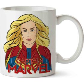 Art Hediye Captain Marvel Zara Larson Baskılı Kupa Bardak