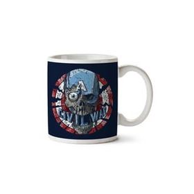 Art Hediye Captian America Steve Rogers War İki Tarafı Baskılı Beyaz Kupa
