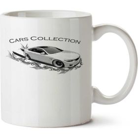 Art Hediye Cars Collection İki Tarafı Baskılı Beyaz Kupa