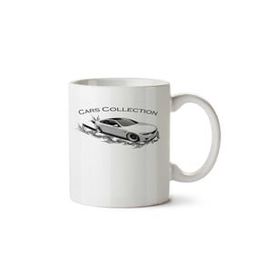 Art Hediye Cars Collection İki Tarafı Baskılı Beyaz Kupa