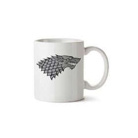 Art Hediye Casa Starck Game of Trhones İki Tarafı Baskılı Beyaz Kupa