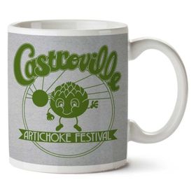 Art Hediye Castroville Artichoke Festival Stranger Things Iki Tarafı Baskılı Kupa Bardak