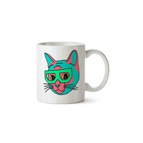 Art Hediye Cat İki Tarafı Baskılı Kupa Bardak