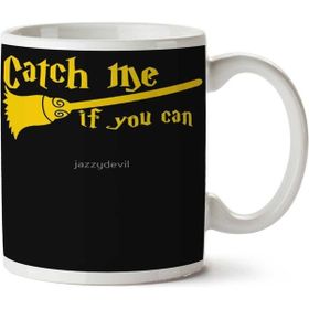 Art Hediye Catch Me If You Can Wizard Broomstick Magic! Iki Tarafı Baskılı Kupa Bardak