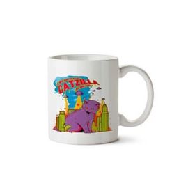 Art Hediye Catzilla İki Tarafı Baskılı Kupa Bardak