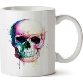 Art Hediye Caveira 10 Kuru Kafa İki Tarafı Baskılı Kupa Bardak