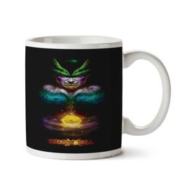 Art Hediye Cell Dragon Ball iki Tarafı Baskılı Kupa Bardak