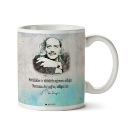 Art Hediye Cemal Süreya Biliyorsun İki Tarafı Baskılı Kupa Bardak
