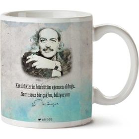 Art Hediye Cemal Süreya Biliyorsun İki Tarafı Baskılı Kupa Bardak