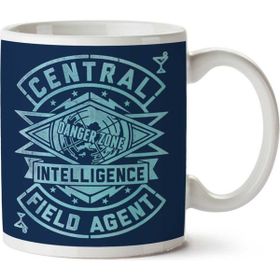 Art Hediye Central Intelligence Field Agent Danger Zone Archer Iki Tarafı Baskılı Kupa Bardak