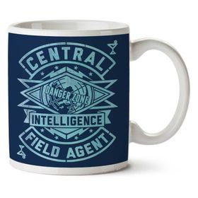 Art Hediye Central Intelligence Field Agent Danger Zone Archer Iki Tarafı Baskılı Kupa Bardak