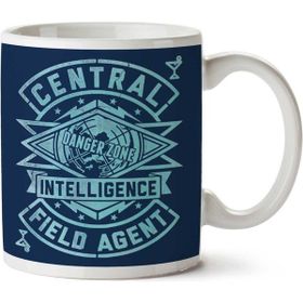Art Hediye Central Intelligence Field Agent Danger Zone Archer Iki Tarafı Baskılı Kupa Bardak