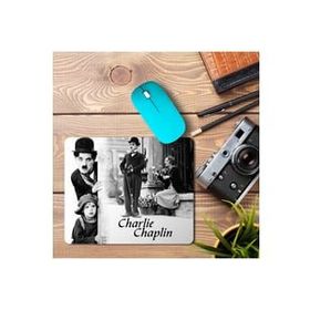 Art Hediye Charlie Charplin Baskılı 23x19 cm Mouse Pad