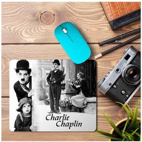 Art Hediye Charlie Charplin Baskılı 23x19 cm Mouse Pad