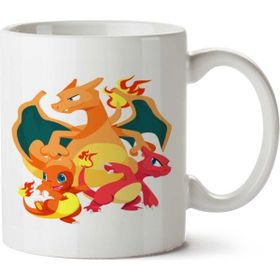 Art Hediye Charmander Evolutions İki Tarafı Baskılı Kupa Bardak