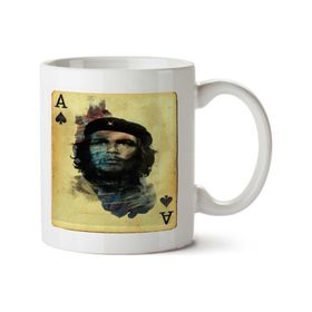 Art Hediye Che Guevara Kart İki Tarafı Baskılı Kupa Bardak