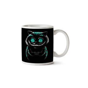 Art Hediye Cheshire Kedisi Alice In Wonderland Iki Tarafı Baskılı Kupa Bardak