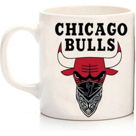 Art Hediye Chicago Bulls Nba İki Tarafı Baskılı Kupa Bardak