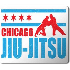 Art Hediye Chicago Jiu Jitsu Baskılı 23x19 cm Mouse Pad