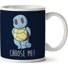 Art Hediye Choose Me Squirtle Pokemon Iki Tarafı Baskılı Kupa Bardak
