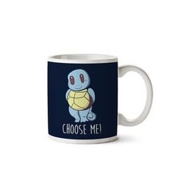 Art Hediye Choose Me Squirtle Pokemon Iki Tarafı Baskılı Kupa Bardak