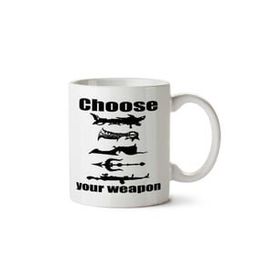 Art Hediye Choose Your Weapon (Adcarry) İki Tarafı Baskılı Kupa Bardak
