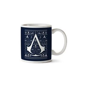 Art Hediye Christmas Knit Assassins Creed Iki Tarafı Baskılı Kupa Bardak